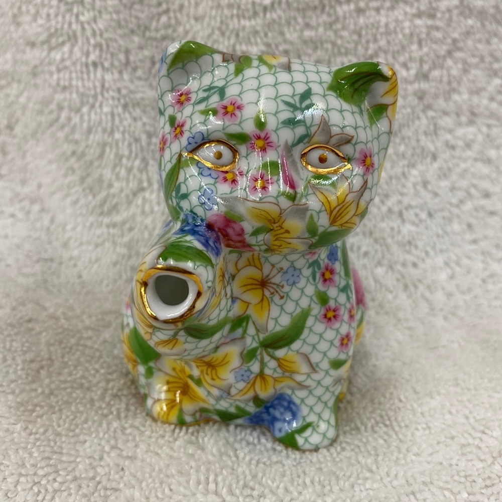Vintage Chintz DANA Two’s Company Kitty Creamer